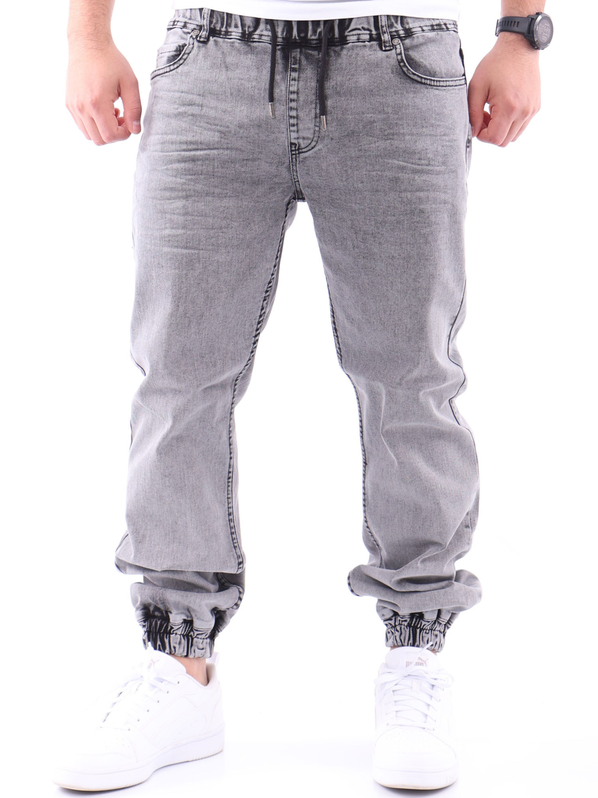 Reslad Tapered Jeans 'RS2073' in Grey