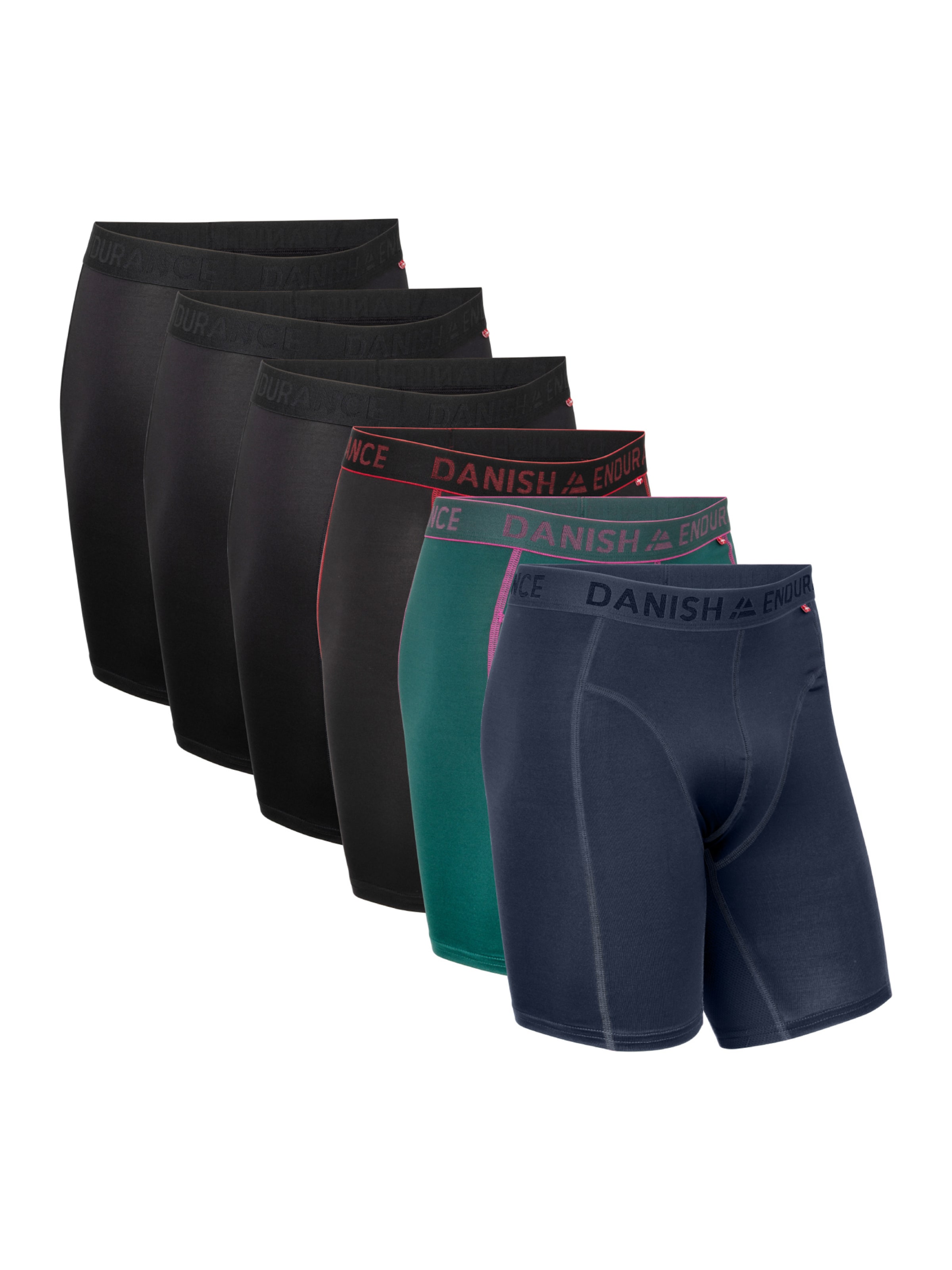 Boxers DANISH ENDURANCE en bleu : devant