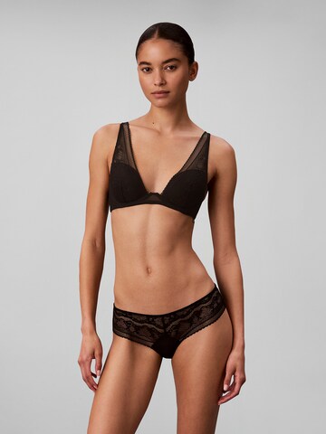 Calvin Klein Triangel BH in Zwart: voorkant