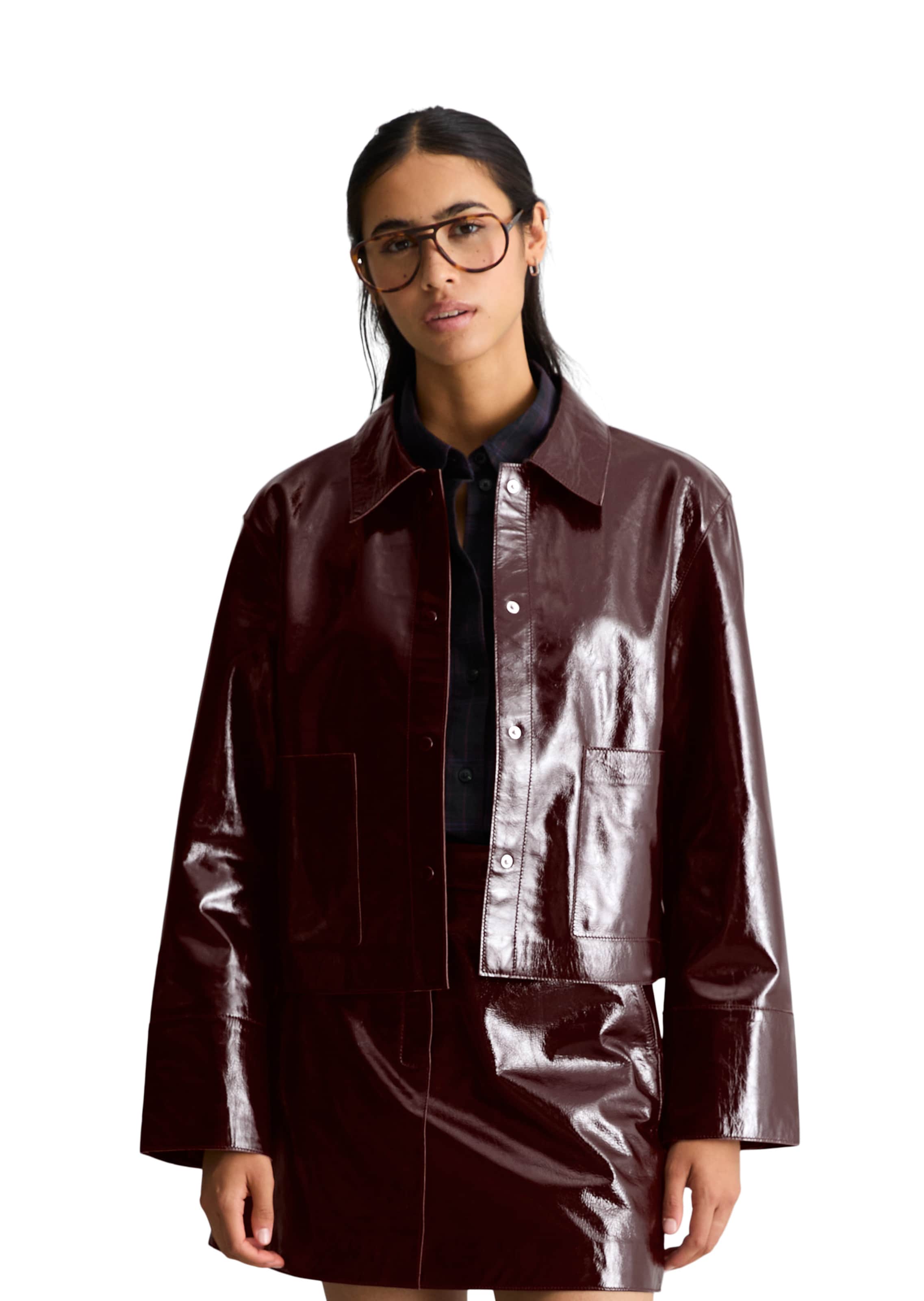 Marc O'Polo DENIM Between-season jacket in Red: front