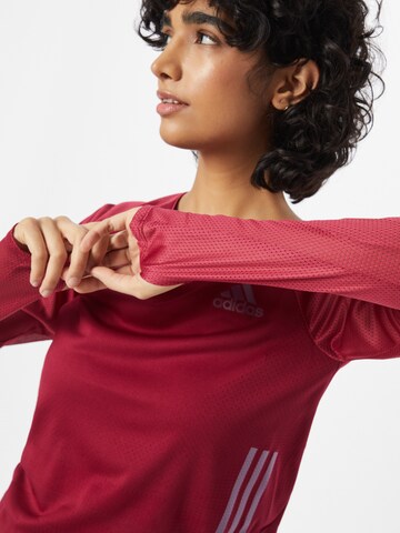 ADIDAS SPORTSWEAR Functioneel shirt 'Parley Adizero' in Rood