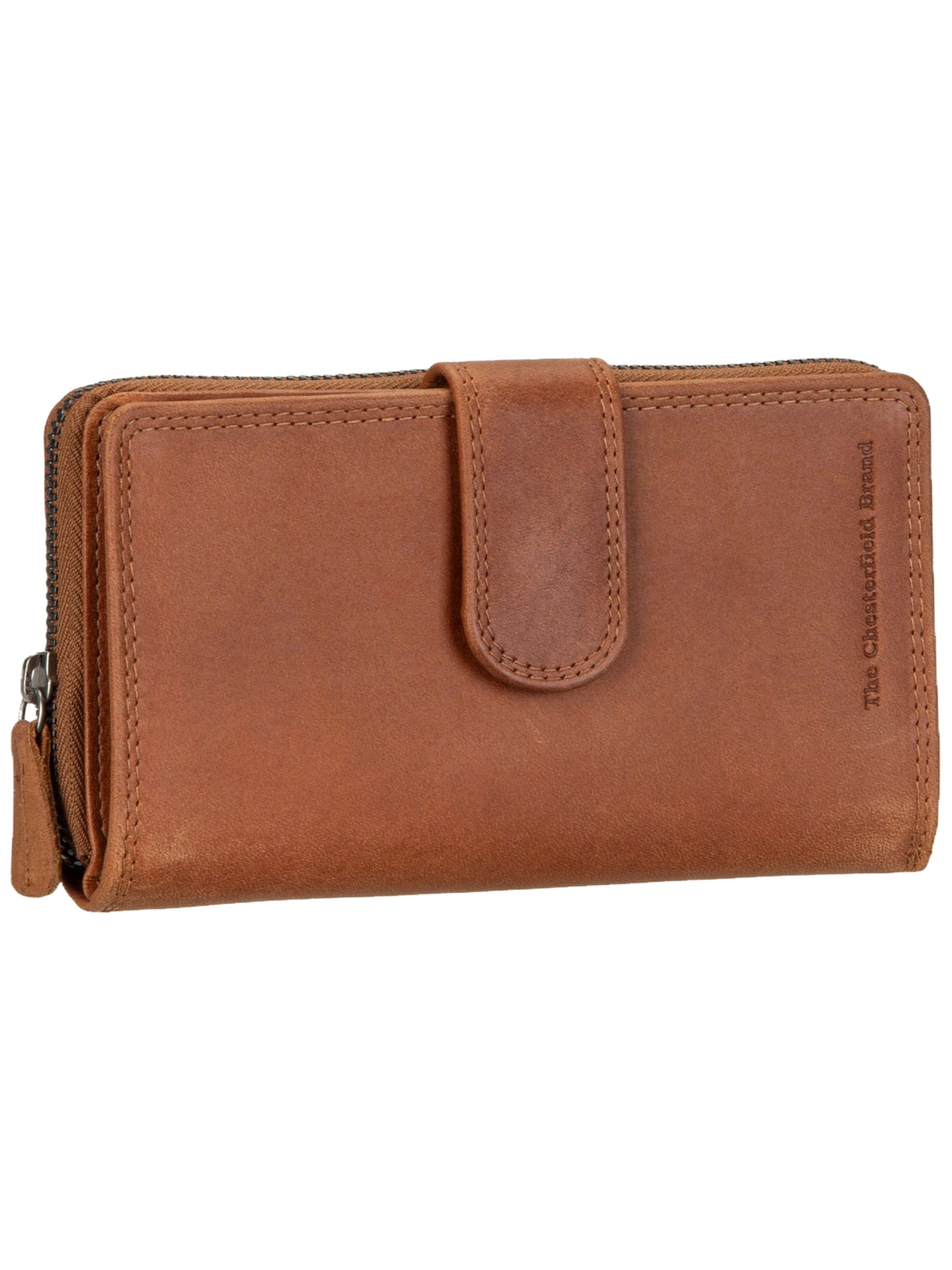 The Chesterfield Brand Wallet ' Charlotte ' in Brown: front