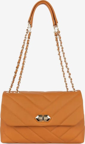 auksinė LANCASTER Paris Rankinė 'Lancaster Sac Trotteur Matelassé Gold': priekis