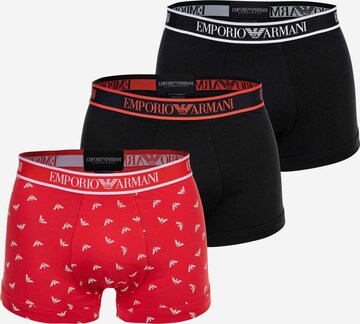 Boxers Emporio Armani en rouge : devant