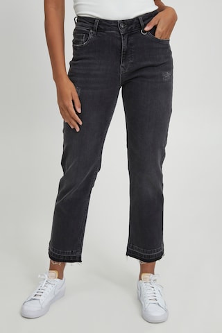 PULZ Jeans 5-Pocket-Jeans 'PZEMMA' in Grau: predná strana