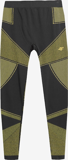 4F Sportsbukser i gul / khaki / sort, Produktvisning
