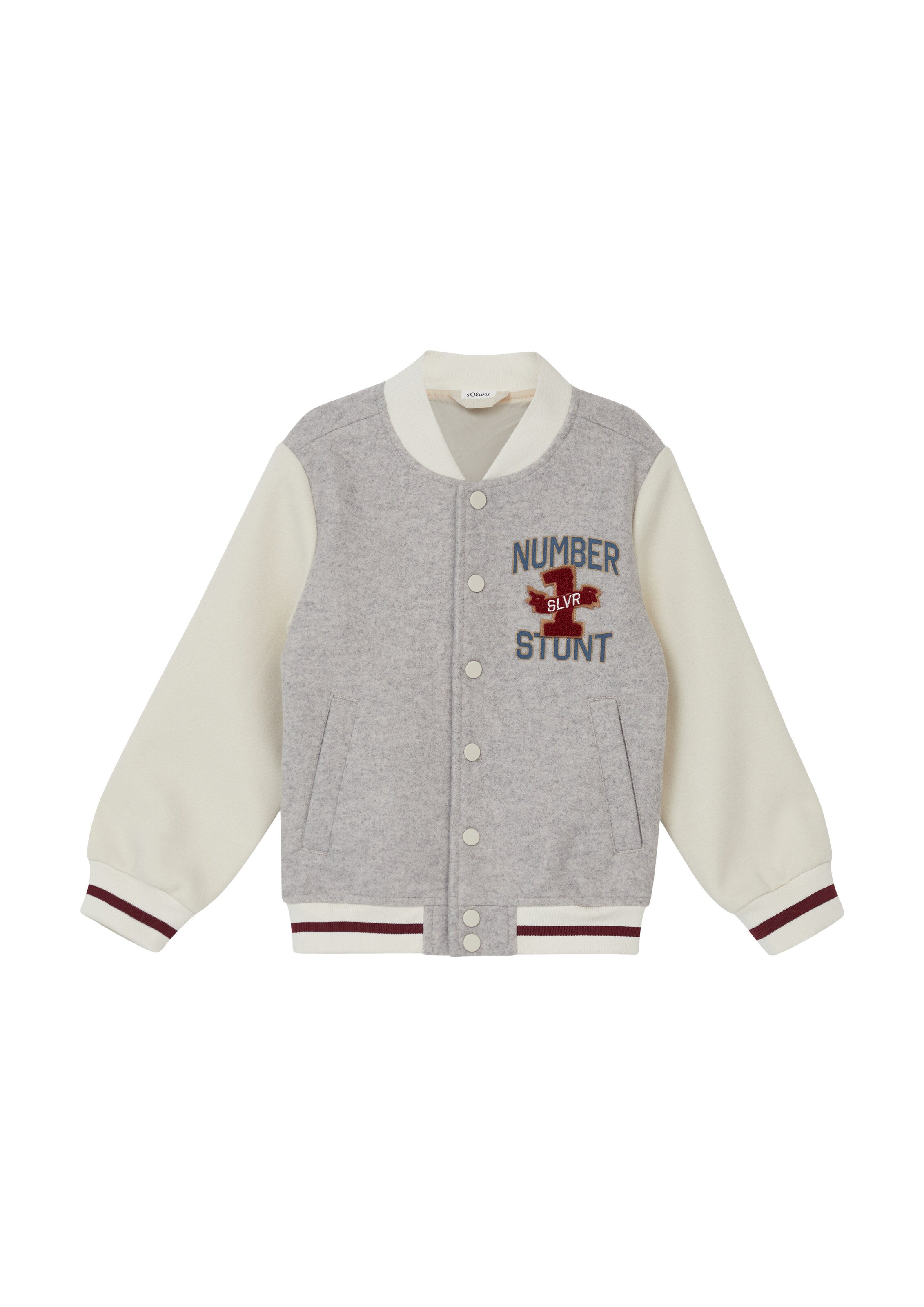 s.Oliver Between-Season Jacket in Grey: front