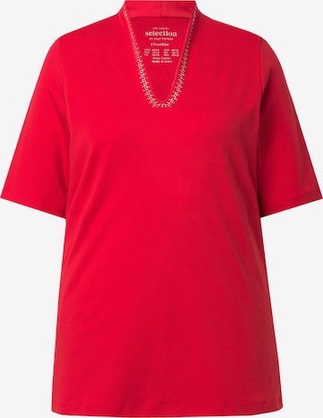 Ulla Popken Shirt in Rot: Vorderseite