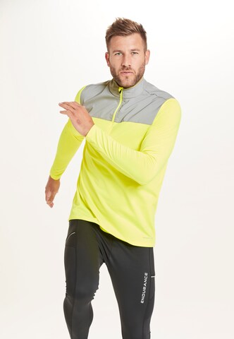 ENDURANCE Performance Shirt 'Susat' in Yellow: front