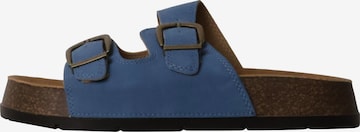 Super Mode Pantolette in Blau: Vorderseite