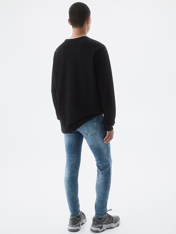 Pull&Bear Skinny Fit Дънки в синьо