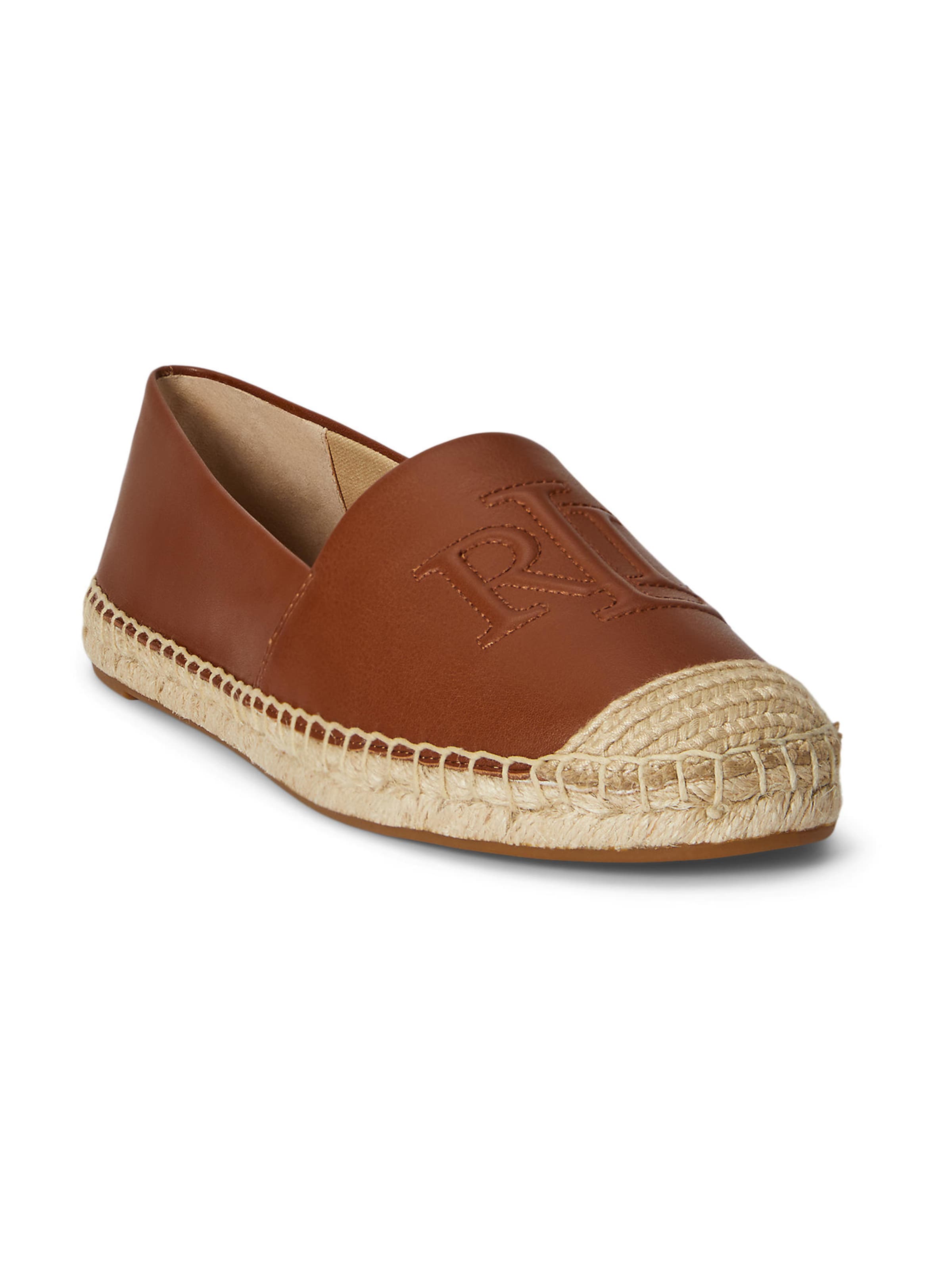 Lauren Ralph Lauren Espadrilles 'CAMERYN' in Bruin: voorkant