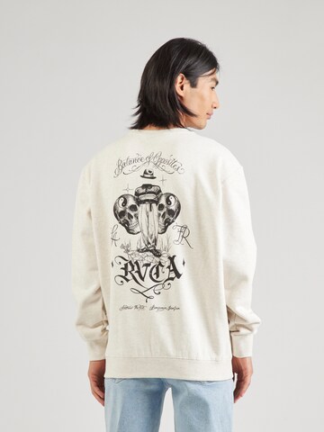 RVCA Sweatshirt 'INVISIBLE MAN' in Beige: voorkant