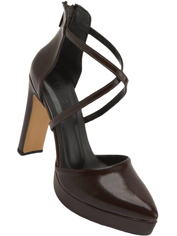 Limoya Slingpumps 'Naomi'‌‌‌‌‌ in Braun: Vorderseite