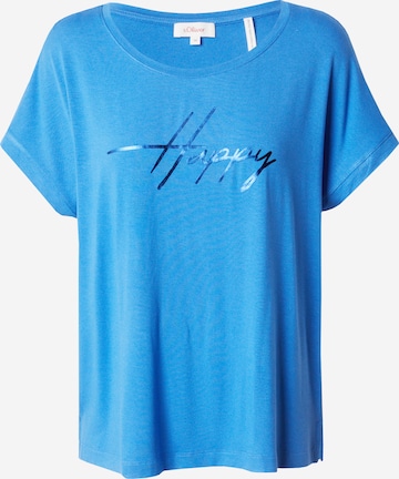 T-shirt s.Oliver en bleu : devant