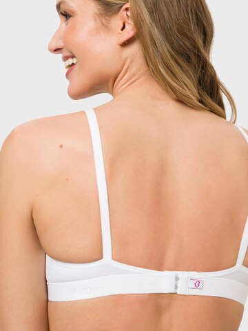 BeeDees T-shirt Bra 'Bügel-BH Microfun W' in White