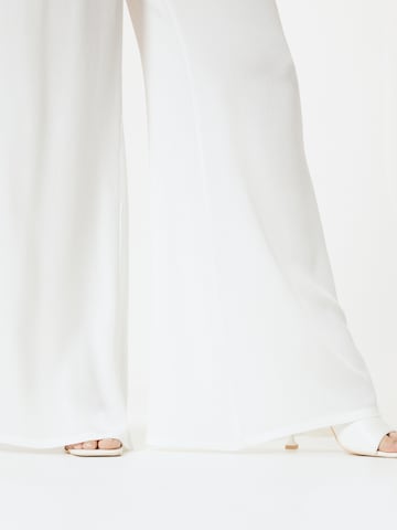 Wide Leg Pantalon Misspap en blanc