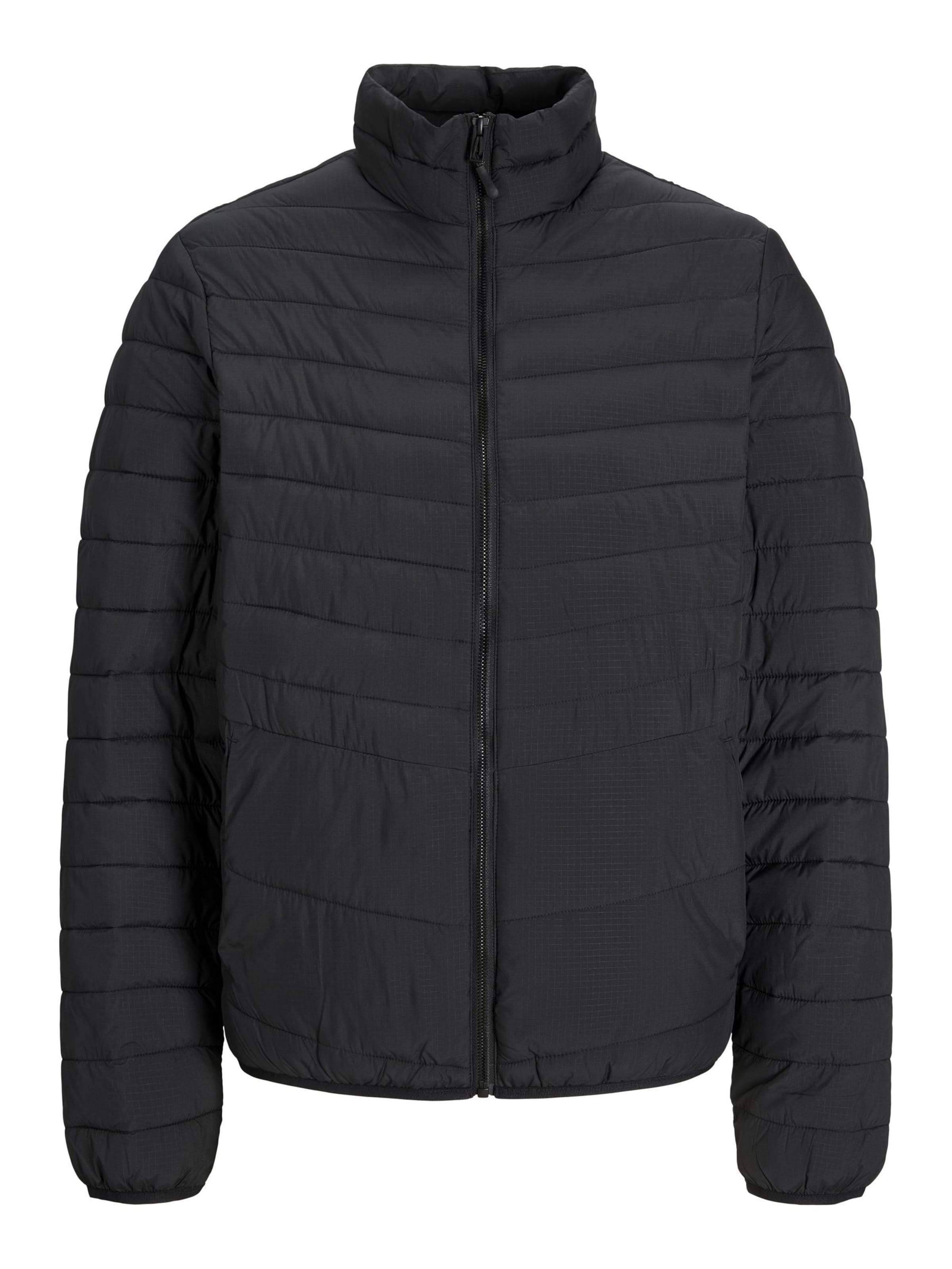 Jack & Jones Plus Overgangsjakke 'JJEState' i sort: forside