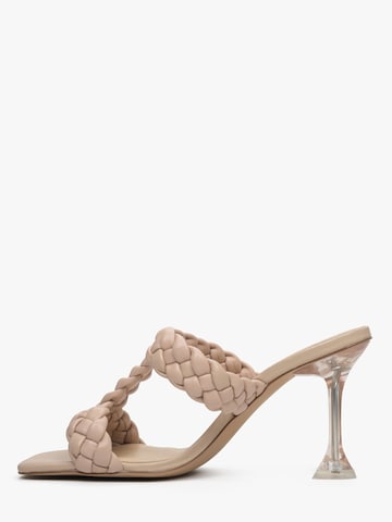 Estro Pantolette '2299-2'‌‌‌‌‌‌ in Beige