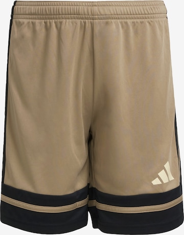 ADIDAS PERFORMANCE - Pantalón deportivo 'Squadra 25' en verde: frente