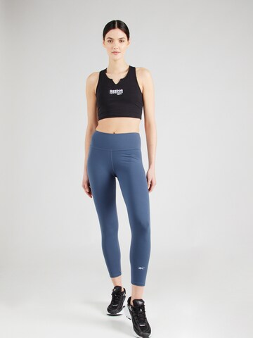 Reebok - Skinny Pantalón deportivo 'ACTIV COLL DREAMBLEND' en azul