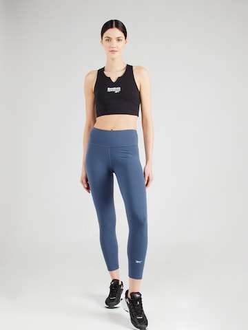 Reebok Skinny Workout Pants 'ACTIV COLL DREAMBLEND' in Blue