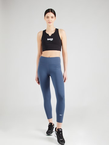 Reebok - Skinny Calças de desporto 'ACTIV COLL DREAMBLEND' em azul