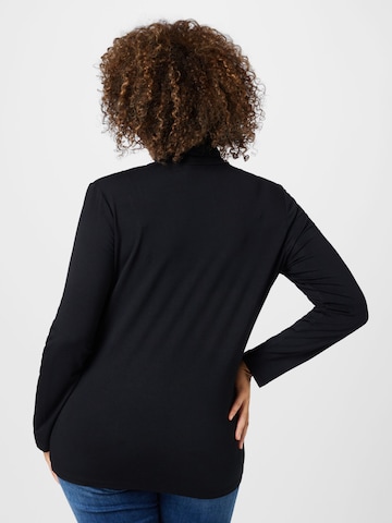 Lauren Ralph Lauren Plus - Camisa 'ALANA' em preto