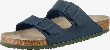 BIRKENSTOCK Mules 'Arizona' in Blue: front