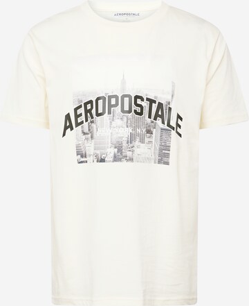 AÉROPOSTALE Shirt 'NY CITY' in Beige: front