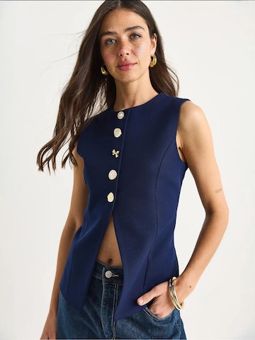 Bianco Lucci Bodywarmer in Blauw