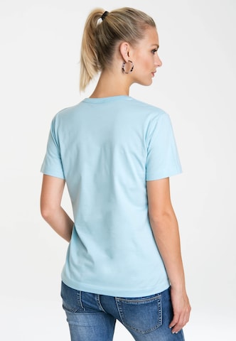 LOGOSHIRT T-Shirt 'Krümelmonster' in Blau