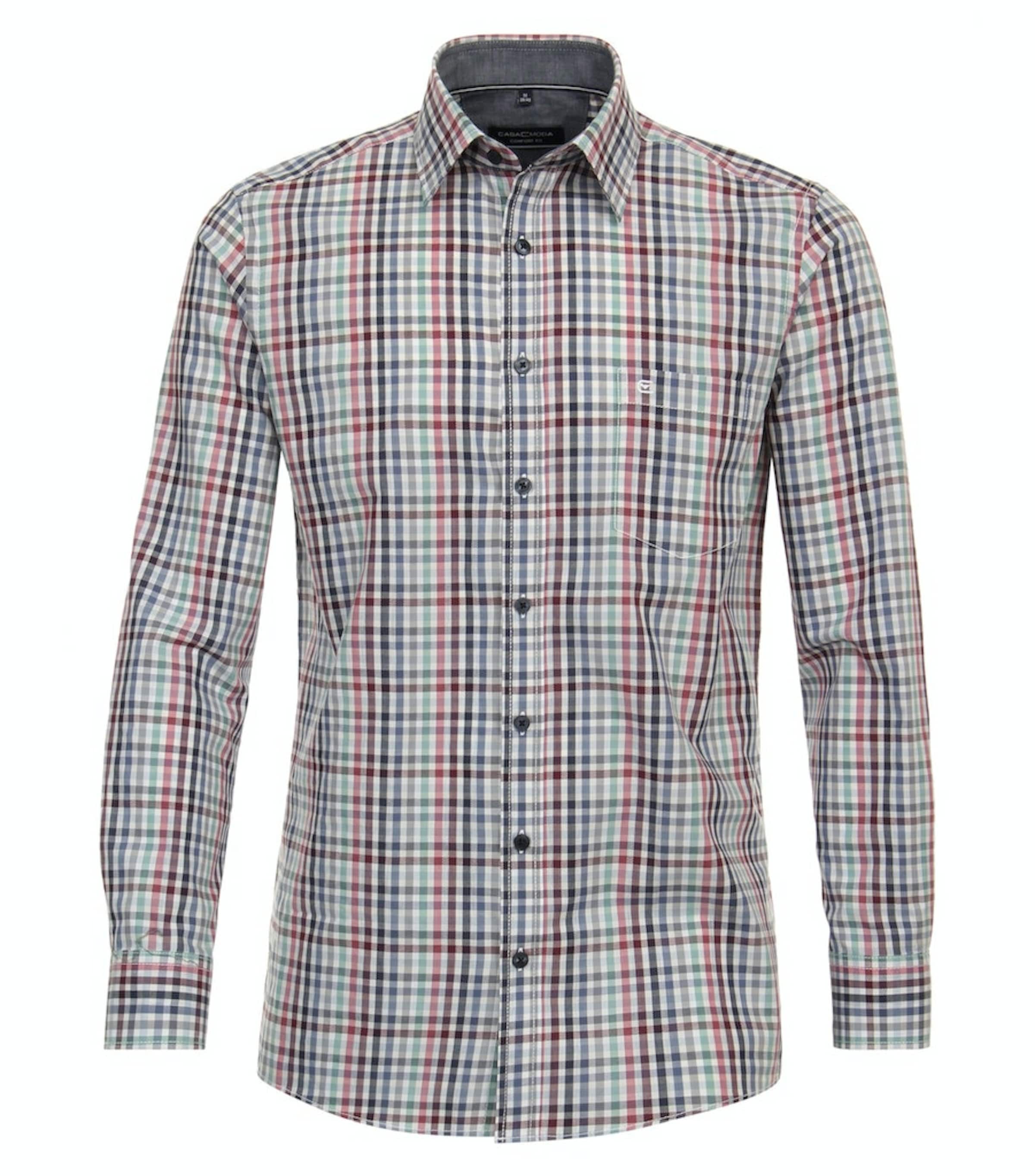 CASAMODA Regular fit Overhemd in Rood: voorkant