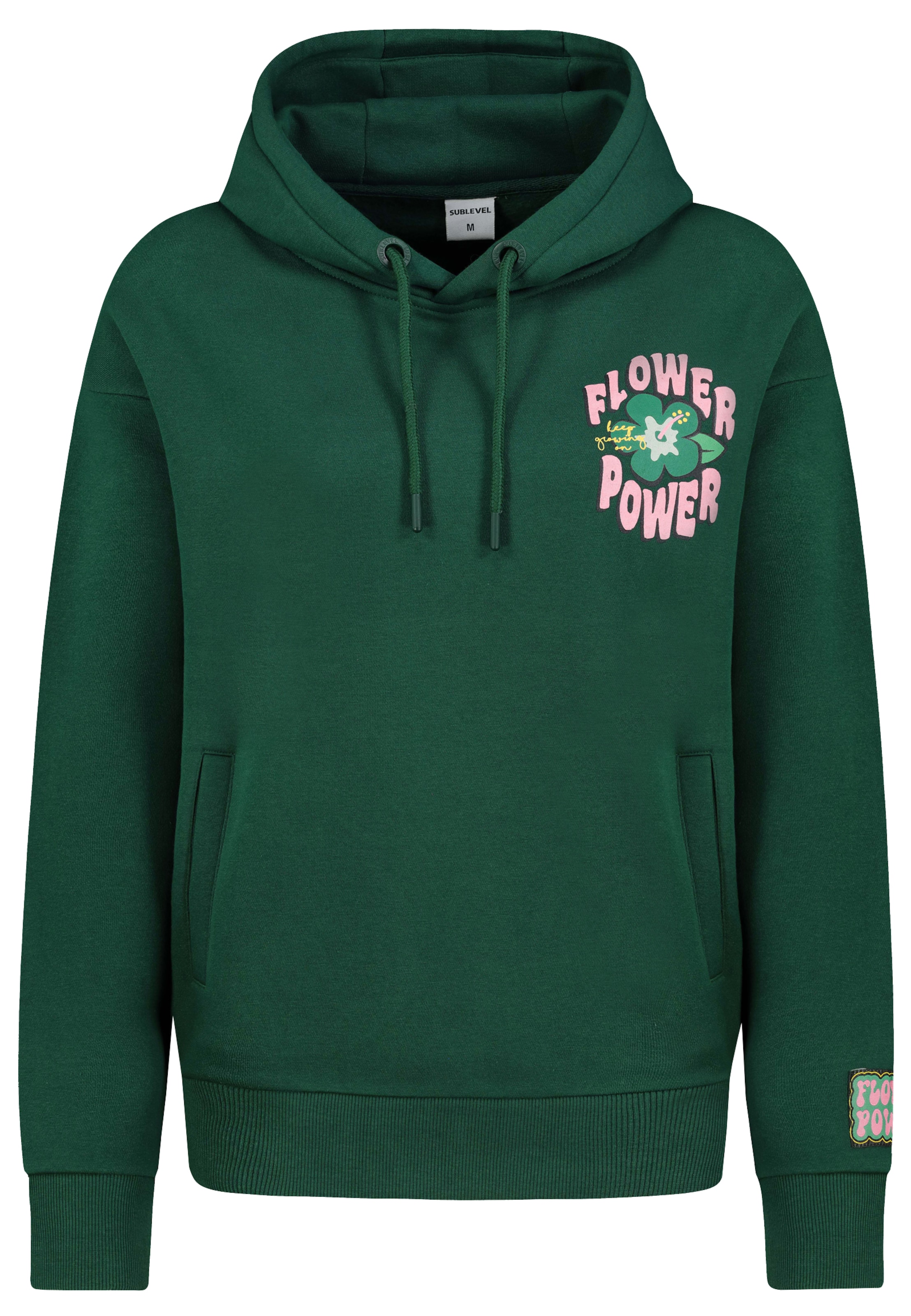 Sublevel Sweatshirt i grøn: forside
