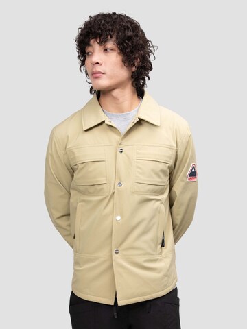 JACK1T Outdoorjas ' Eden-Hemd ' in Beige: voorkant