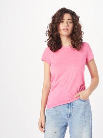 Sisley T-shirt i rosa: framsida