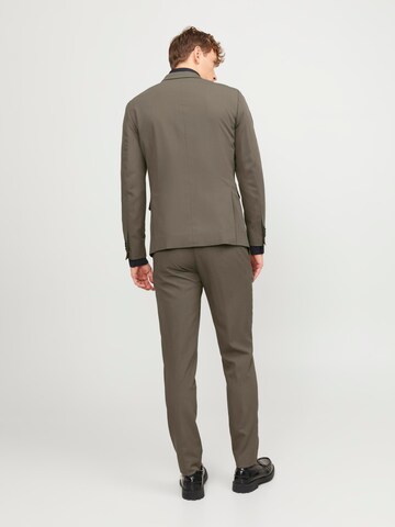 JACK & JONES - Ajuste estrecho Chaqueta tipo saco para negocios 'Franco' en marrón