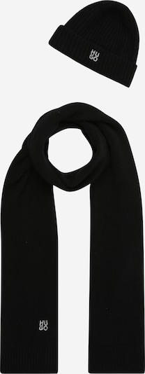 HUGO Шарф 'Sarmi' в Черный / Серебристый, Обзор товара