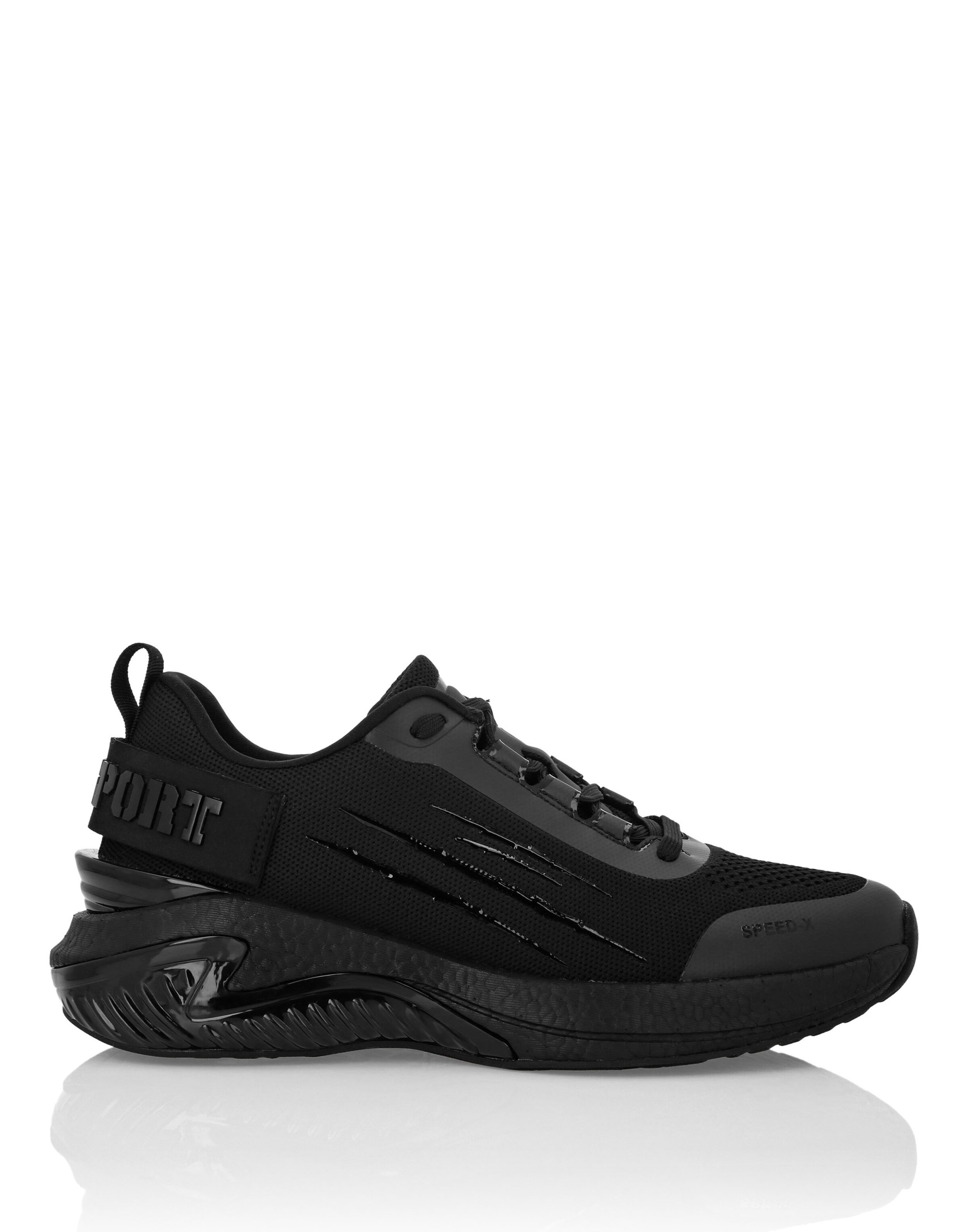 Plein Sport - Zapatillas deportivas bajas en negro: frente