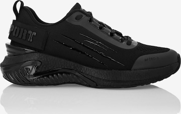 Sneaker bassa di Plein Sport in nero: frontale