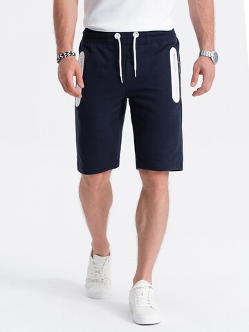 Regular Pantalon 'W239' Ombre en bleu : devant