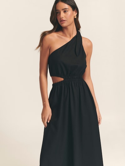 St MRLO Robe 'AMILE MIDI DRESS' en noir, Vue avec produit