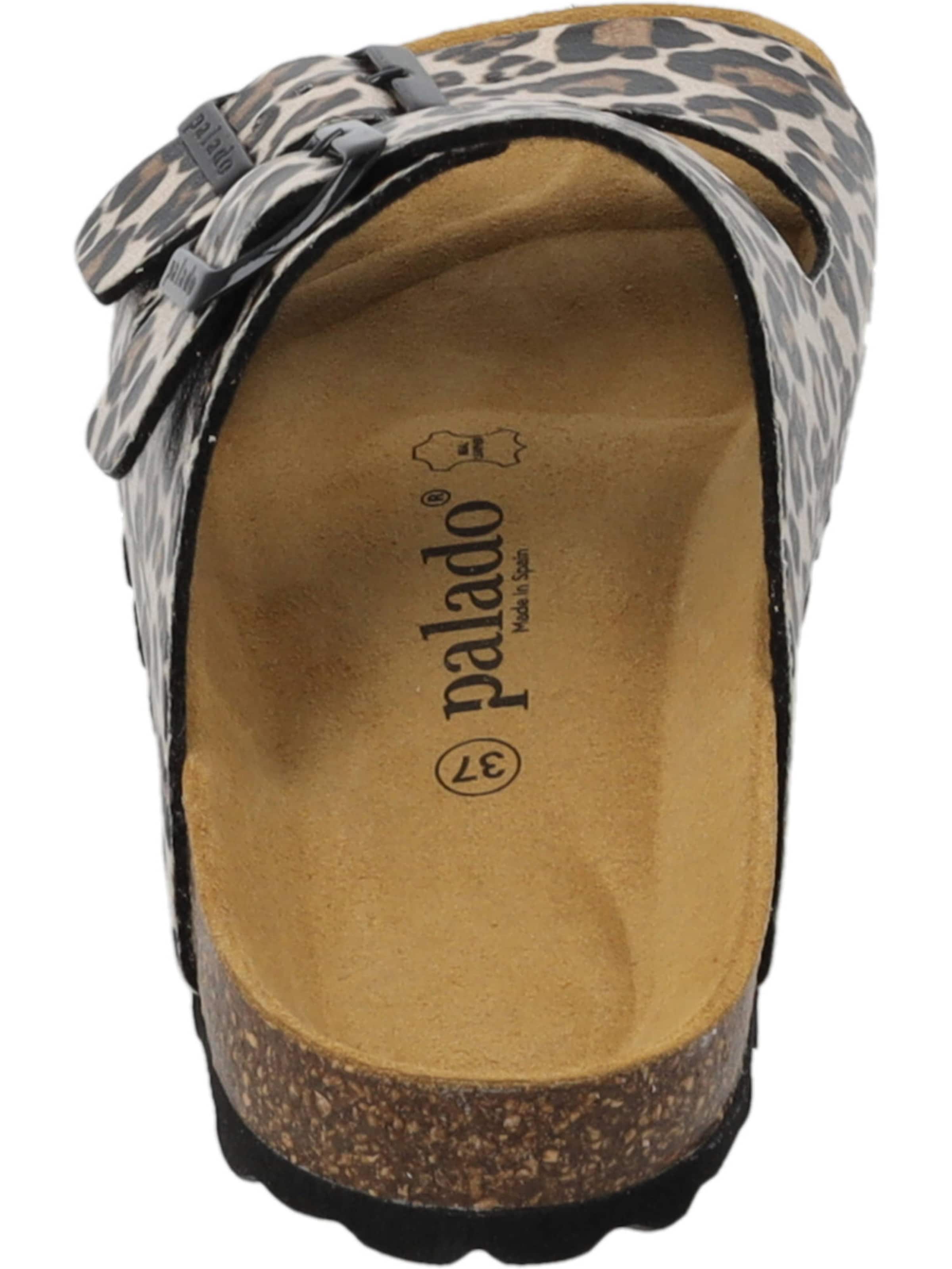 Palado Pantoletten 'Korfu Leo' in Beige