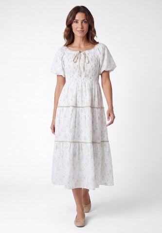 Robe Usha en blanc