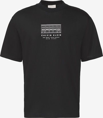 T-Shirt Calvin Klein Jeans en noir : devant