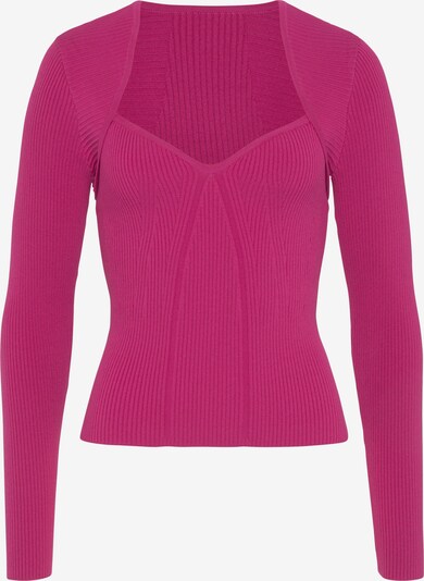 LASCANA Pullover in fuchsia, Produktansicht