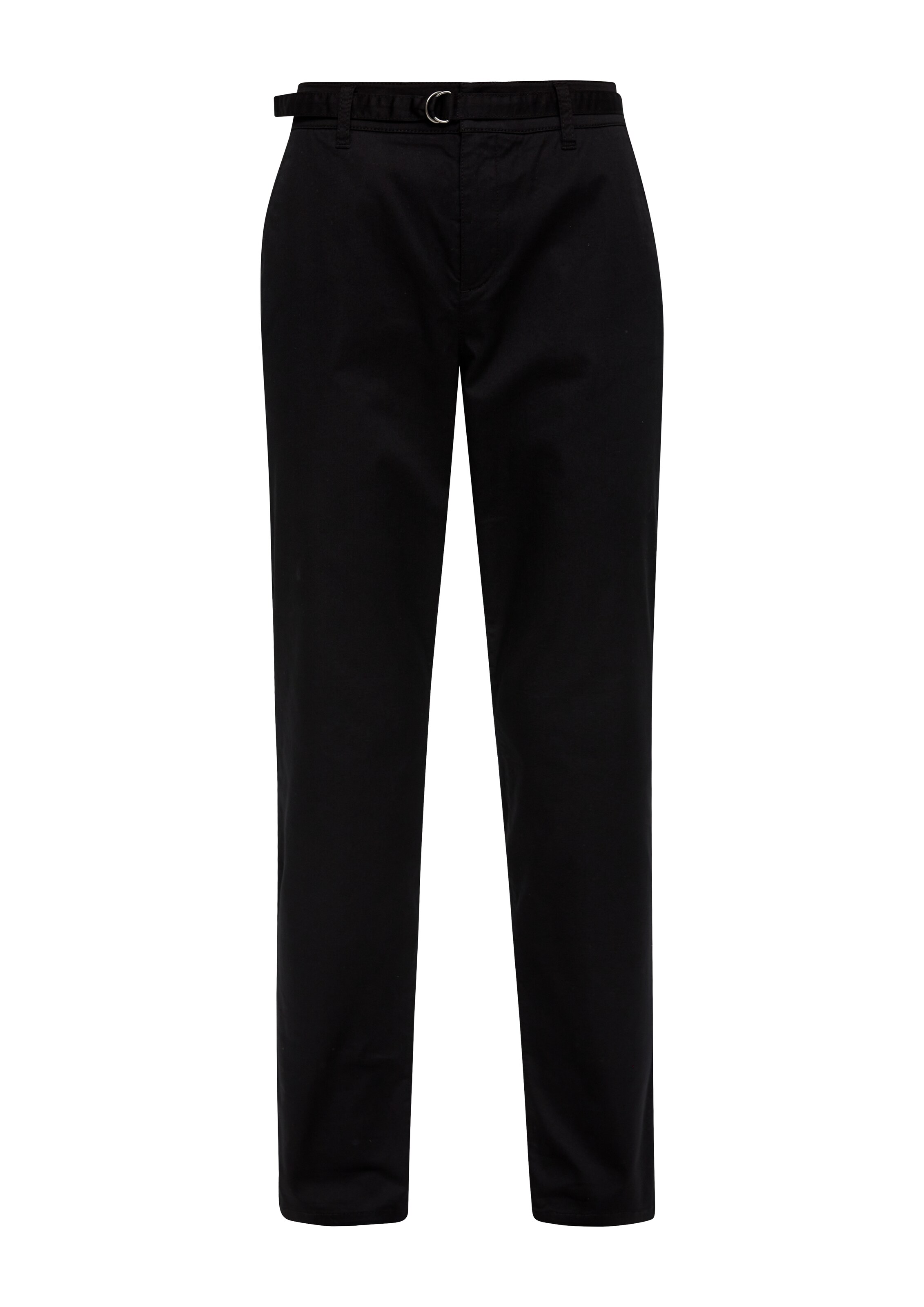 s.Oliver Slimfit Chino in Zwart: voorkant
