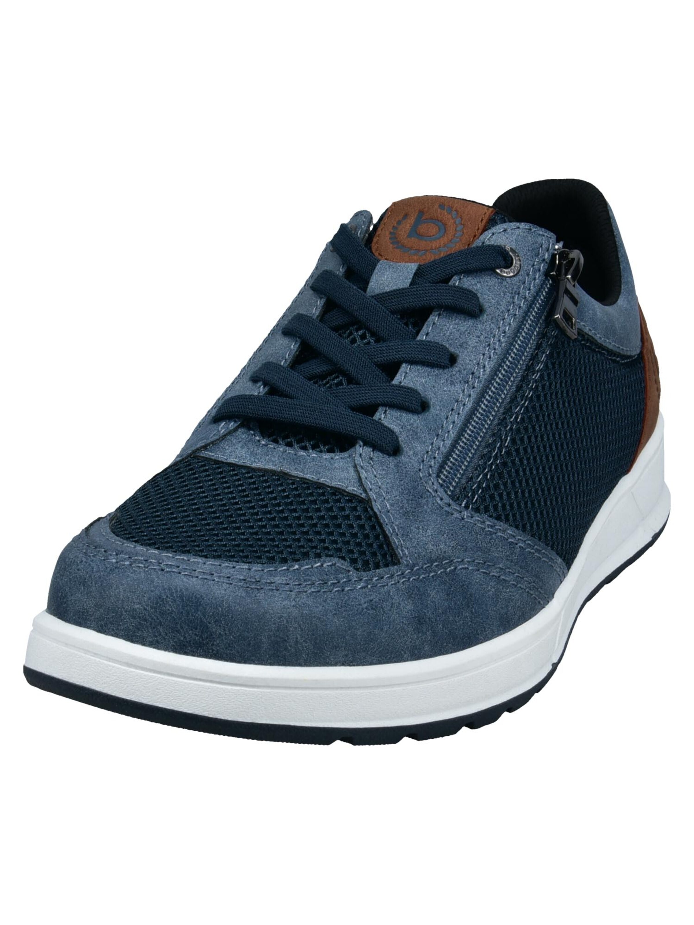 bugatti Sneakers laag 'Basic' in Blauw