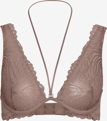 JOOP! Triangel BH ' Charming ' in Bruin: voorkant