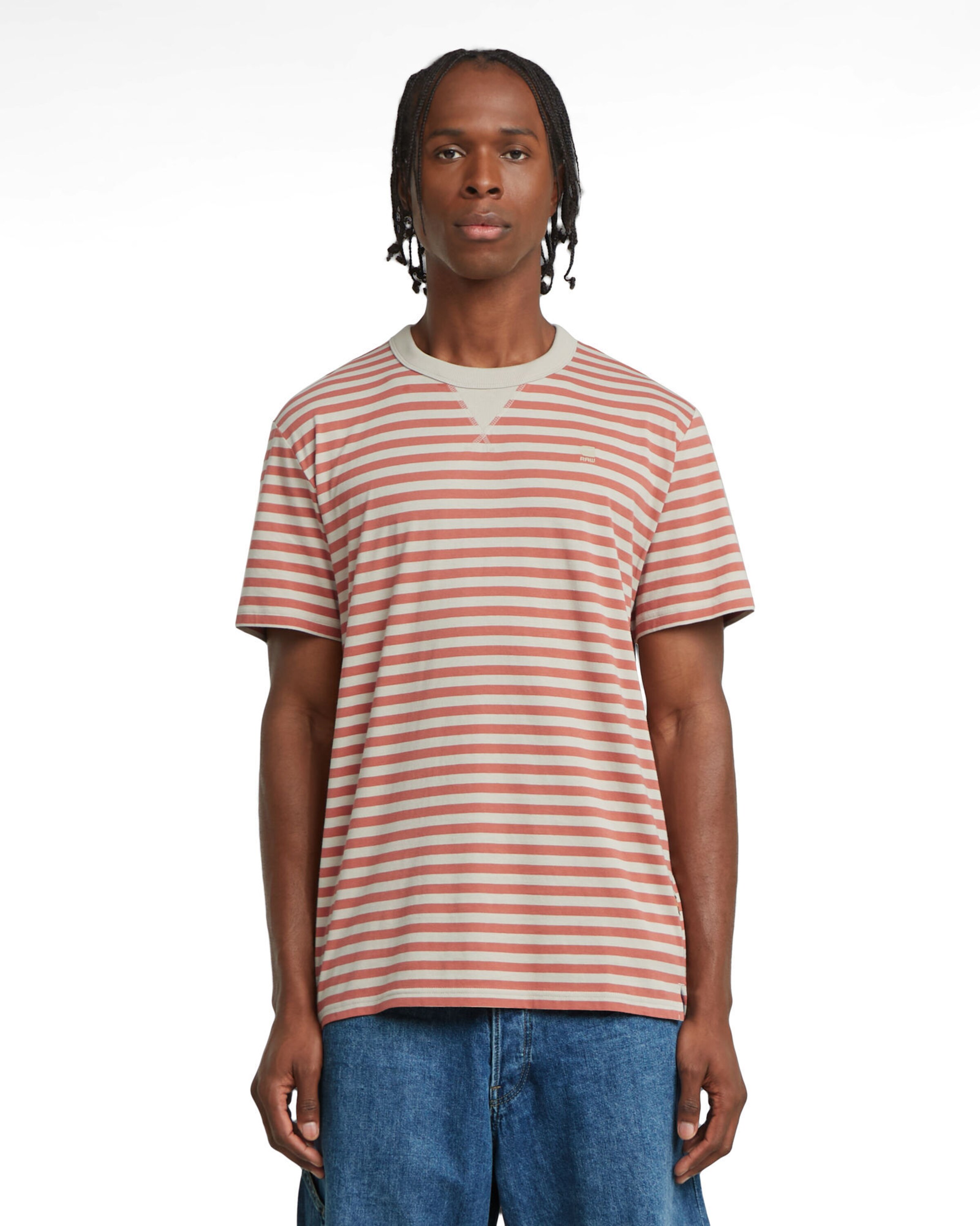 T-Shirt G-STAR en rouge : devant